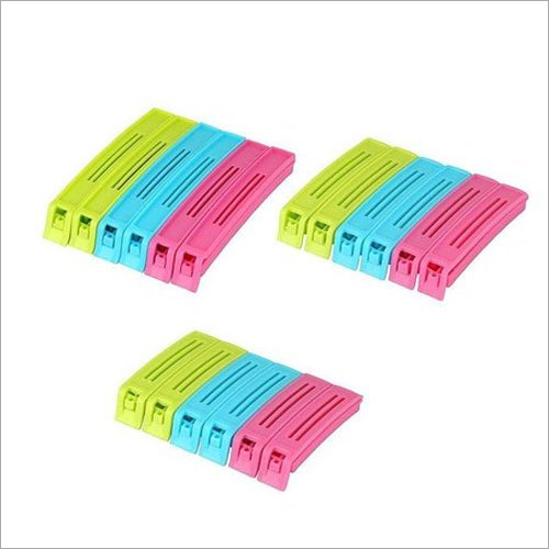 Available In Different Color Plastic Bag Sealing Clip
