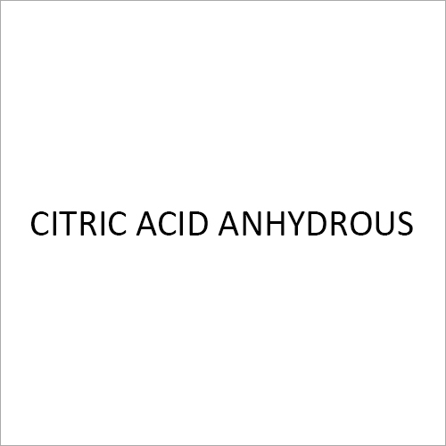 Citric Acid Anhydrous