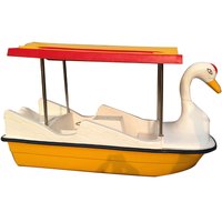 Pedal Boat - Fiberglass 3.5x1.53x0.8m | 3-4 Seat Human-powered Or Electric Leisure Watercraft