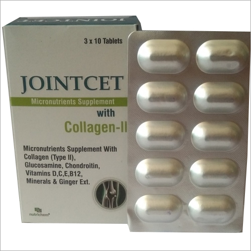 Micronutrients Supplement with Collagen (Type-||) Tablets By AEDMEX LIFECARE