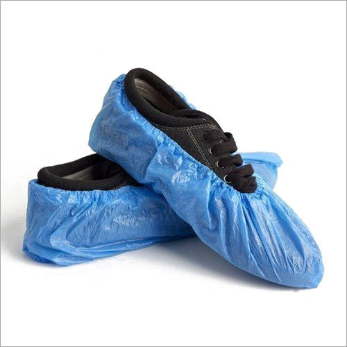 Blue Plastic Shoe Cover