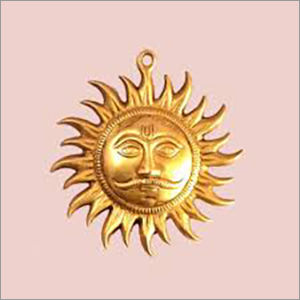 Brass Sun Decorative Hanging