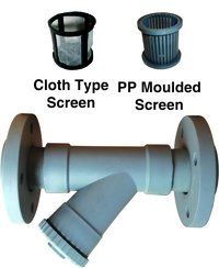 Pp Y Type Strainer Flange End.