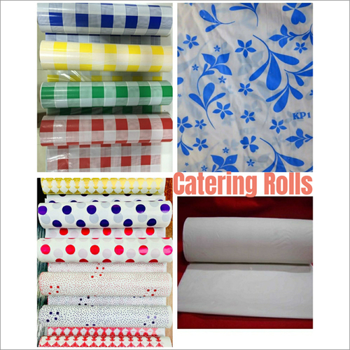 Plastic Table  Catering Roll ( Plain And Printed)