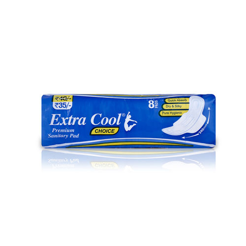 24 Cm  Straight Sanitary Napkin Extracool Choice