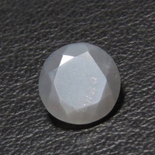 6mm Gray Moonstone Faceted Round Loose Gemstones