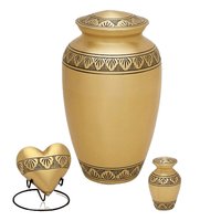 Bronze Engraved Urn