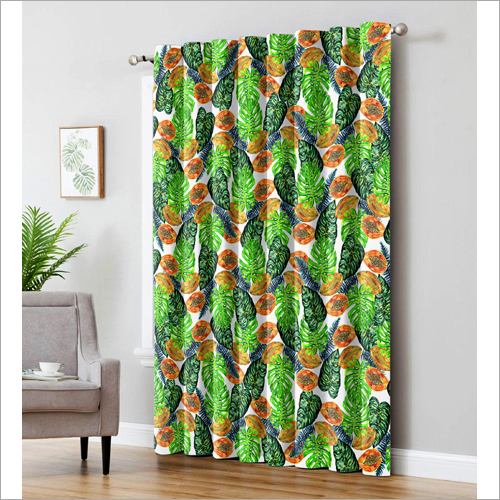 Multicolor Tropical Curtain