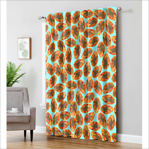 Multicolor Pastel Papaya Curtain