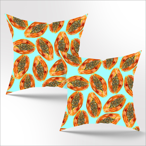 Multicolor Pastel Papaya Pillow
