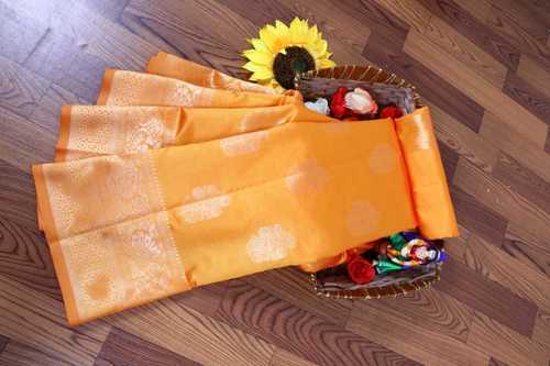 Soft Banarasi Silk Saree - Delicate Multi-Color with Rich Weaving Pallu | Ideal for Traditional Occasions in All Seasons, Bollywood Style