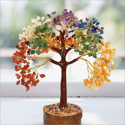 Gemstone Seven Chakra Tree