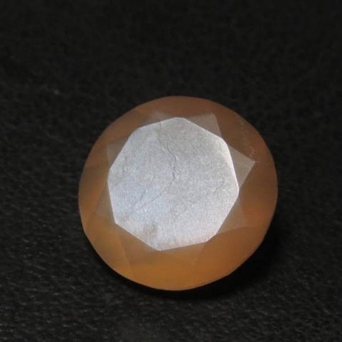 8mm Peach Moonstone Faceted Round Loose Gemstones