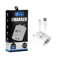 Bluei Bi-di-hc- 305 3.1a, Dual Usb Mobile Charger