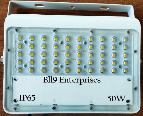 50 Watt Lens Flood Light - IP65 Rated 220-240V Power Supply White Color | 6kV Protection Level 2-Year Warranty Outdoor Usage