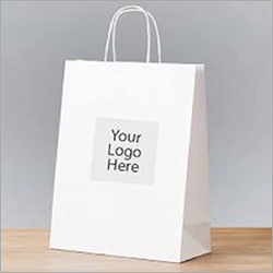 White Customised Paper Bags