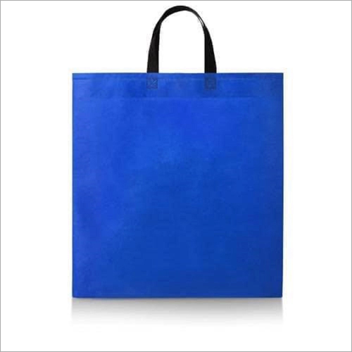 Blue Solid Colored Paper Bag