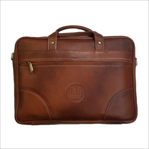 Brown Pure Leather Laptop Bag