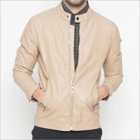 Mens Leather Motorcycle Jacket
