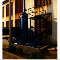 Acid Fume Scrubber - Customizable Frp Design , Chemical Resistant And High Durability Features