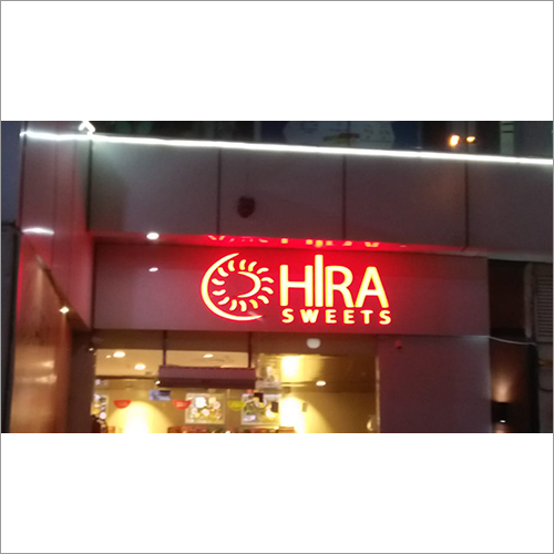 Glow Sign Board on ACP Frame