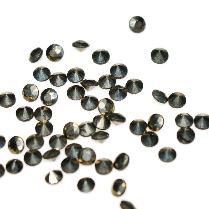 5mm Golden Pyrite Faceted Round Loose Gemstones