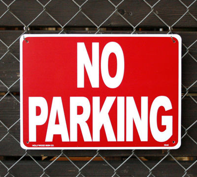 No Parking Boards