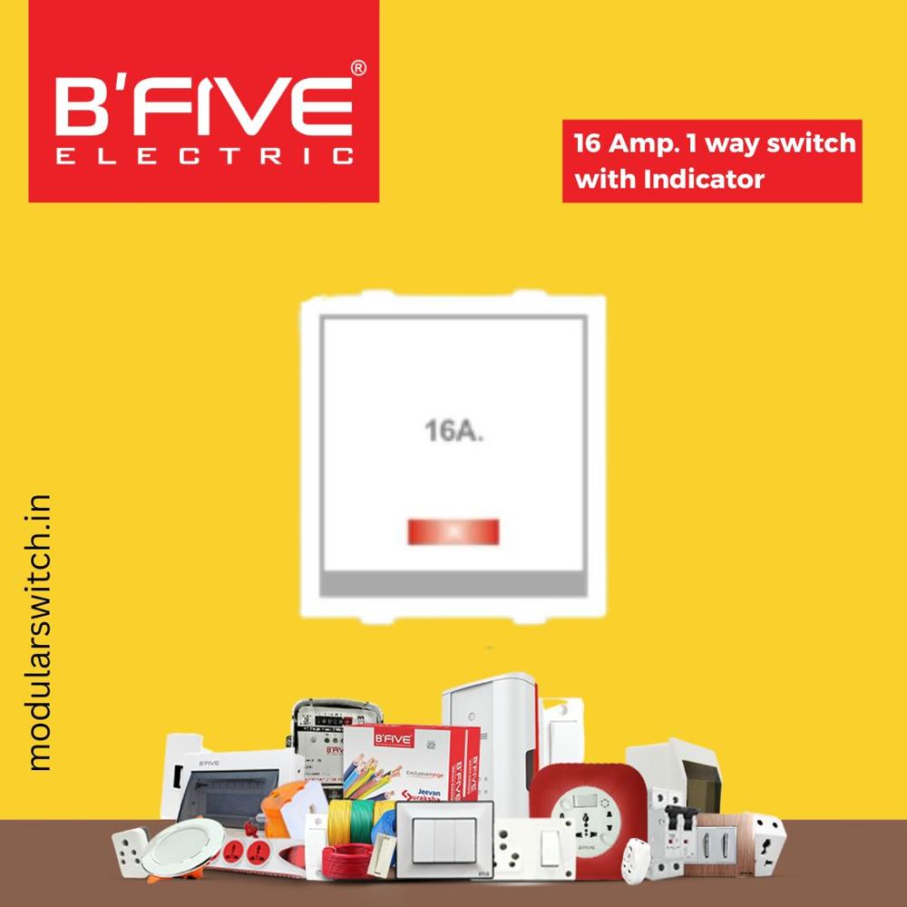 Modular Switches | Switch With Indicator - Frequency: 50 Hertz (Hz)