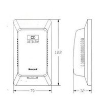 Honeywell Co (carbon Monoxide) Sensor Gd250w4nb Temperature Range: 0 ~ 250 Ppm