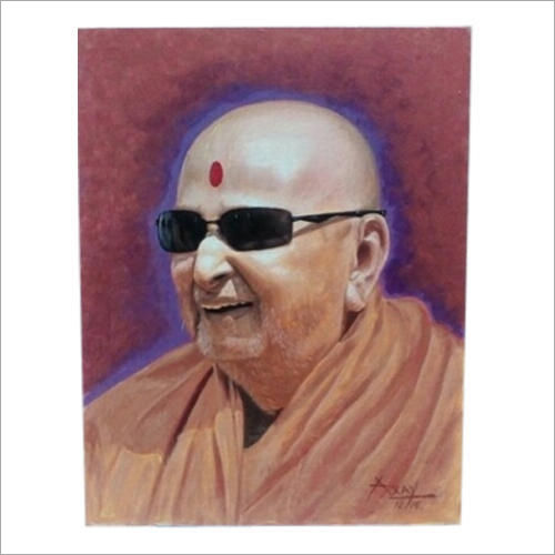 Swamiji Canvas Painting