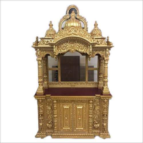 Hand Carved Wooden Temple