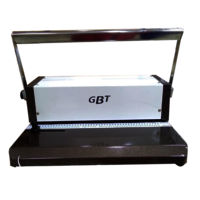 A-3 R (Round Handle) STEEL Spiral Binding Machine
