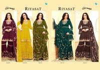 Your Choice Riyasat Georgette Sharara Style Designer Salwar Suit Catalog