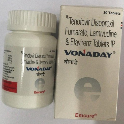 Tenofovir Disoproxil Fumarate Lamivudine and Efavirenz Tablets