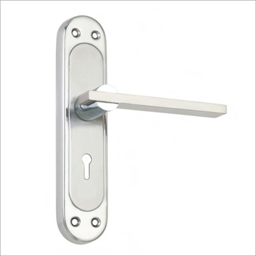 Satin Silver Stainless Steel Mortise Door Handle