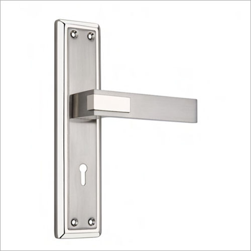 Satin Silver Stainless Steel Mortise Door Handle