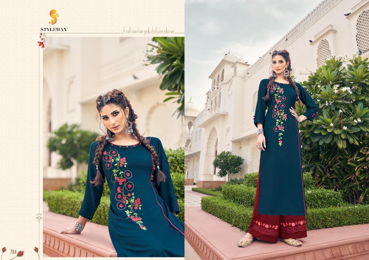 Stylemax Ananya Vol 6 Rayon Kurti With Bottom Catalog
