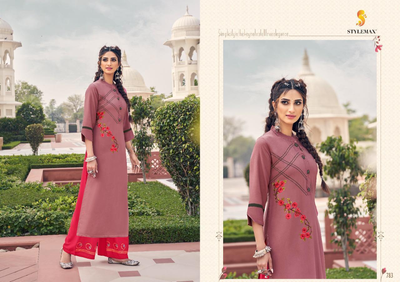 Stylemax Ananya Vol 6 Rayon Kurti With Bottom Catalog