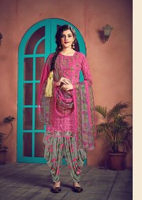 Roli Moli Mehreen Printed Cotton With Fancy Embroidery Work Dress Material Catalog