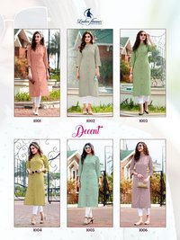 Ladies Flavour Decent Rayon Printed Kurti Catalog
