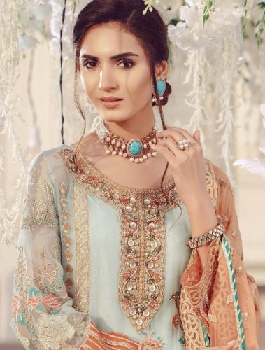 Multi Color Shree Fabs Serene Premium Embroidered Vol 6 Georgette Pakistani Suits Catalog