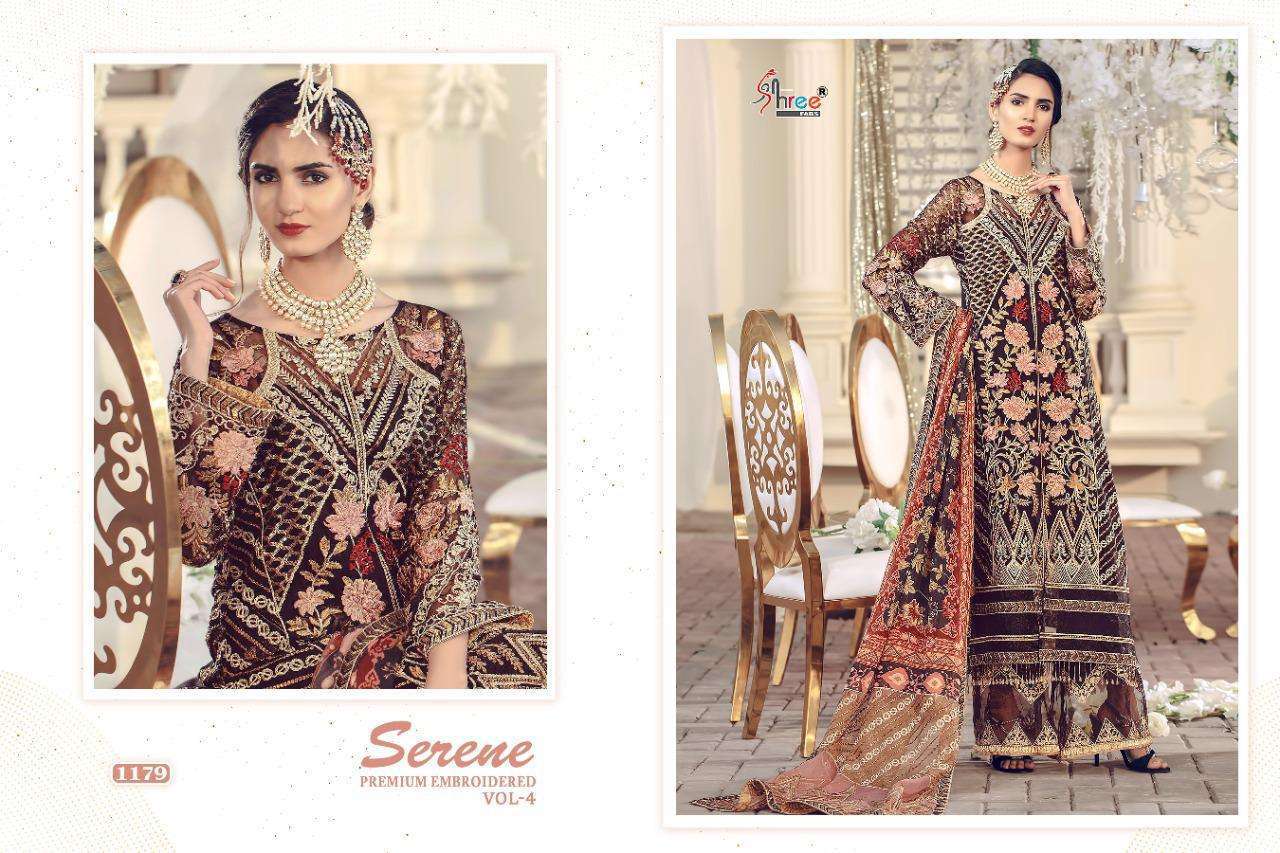 Shree Fabs Serene Premium Embroidered Vol 6 Georgette Pakistani Suits Catalog