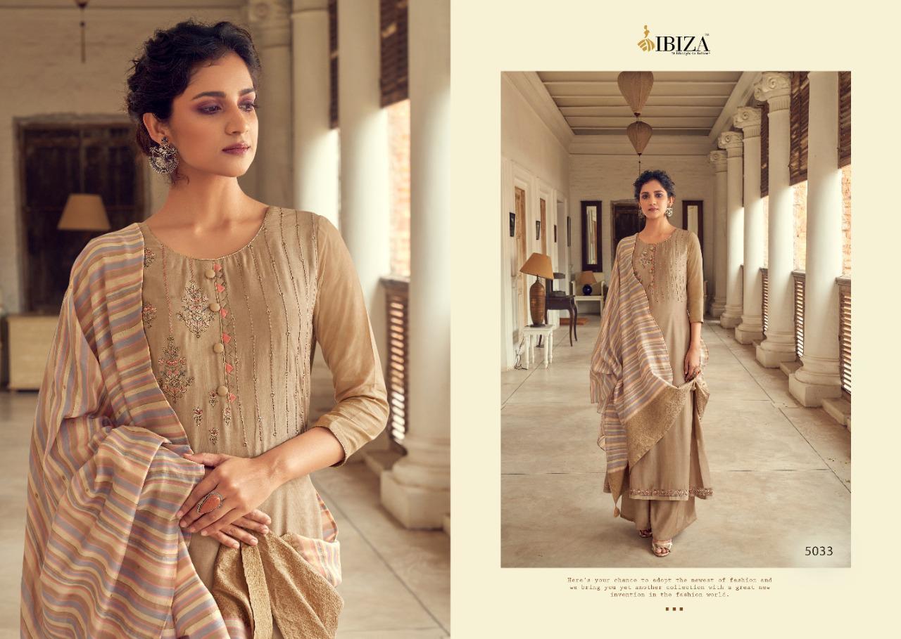 Ibiza Suit Nazakat Pure Muslin With Embroidery Work Designer Suit Catalog