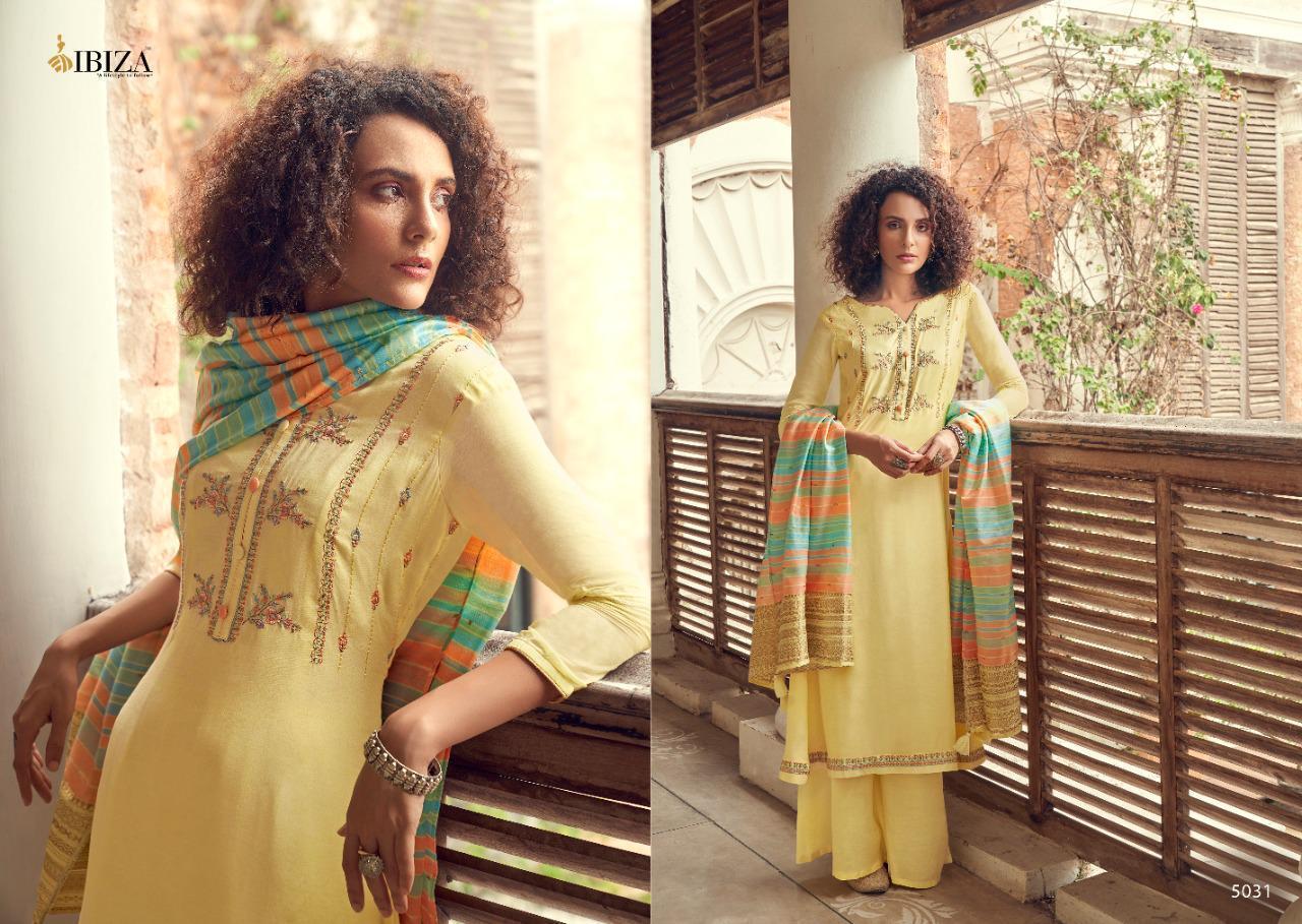 Ibiza Suit Nazakat Pure Muslin With Embroidery Work Designer Suit Catalog