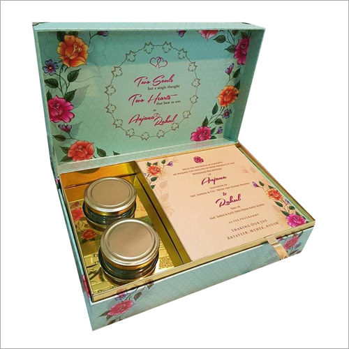 Wedding Card Invitation Gift Box