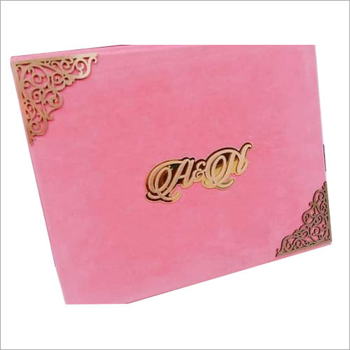 Glossy Indian Wedding Card