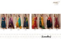 Kimora Heer Bandhej Modal Silk With Work Straight Salwar Kameez Catalog