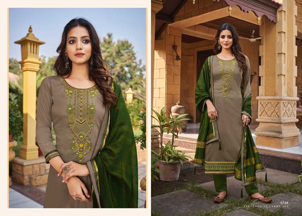 Kessi Zankar Jam Silk With Khatli Work Dress Material Catalog