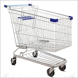 Portable SS Shopping Trolley