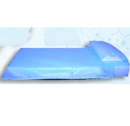 Blue Disposable Bed Sheet